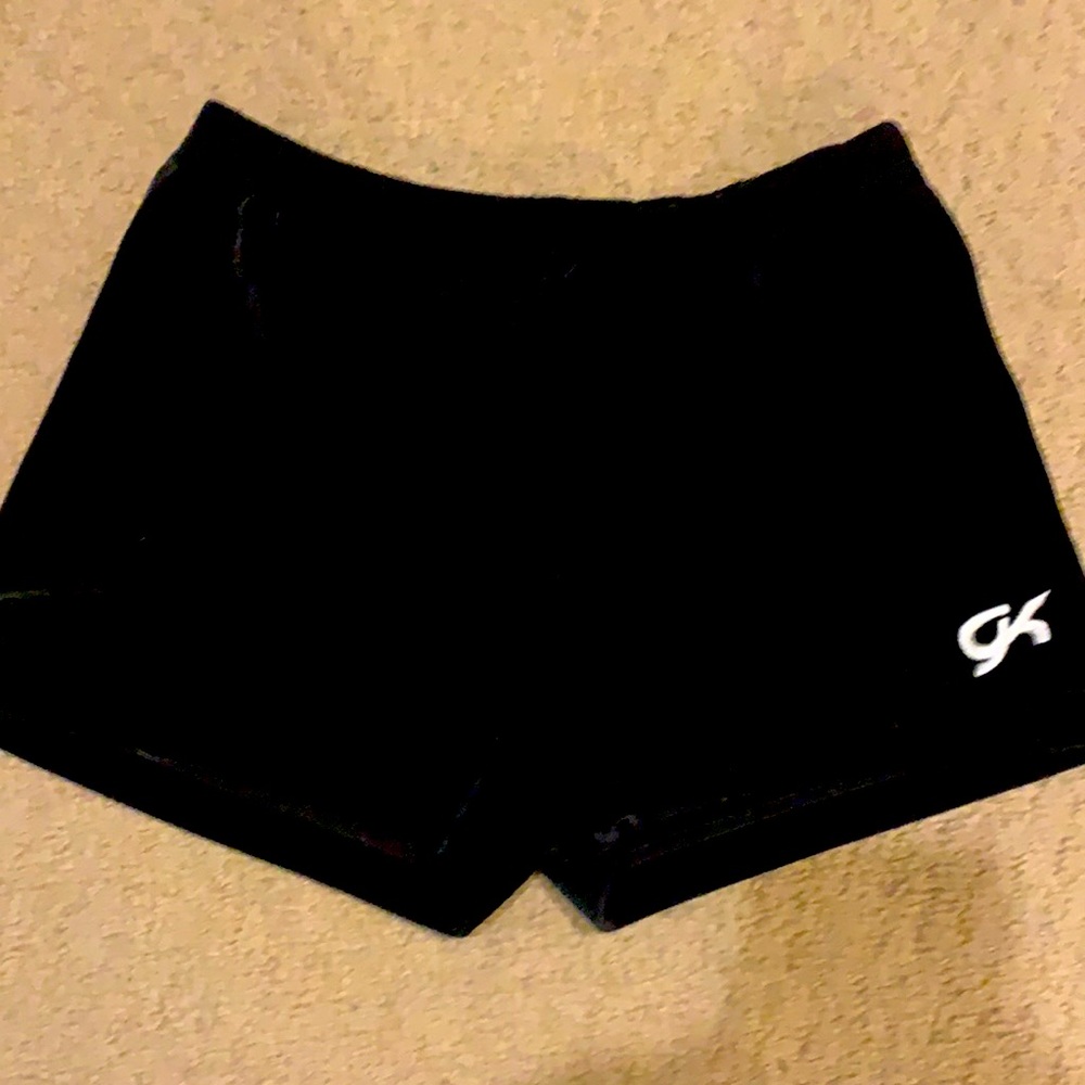 Black velvet booty shorts